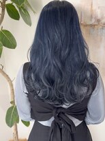 チョキナ(chokina.)&nbsp;ネイビーブルー×超高濃度水素ケアカラー