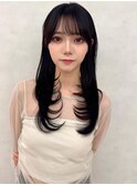 レイヤー/ネビージュ/韓国ヘア/イメチェン/縮毛矯正/中野/