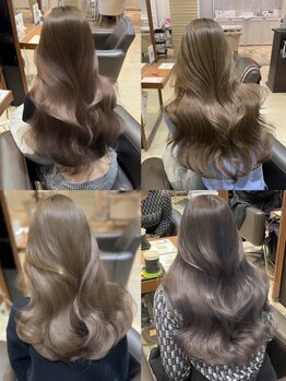 メゾン アネックス(Maison Annex)の写真/【12月NEW OPEN*】理想の色味を実現♪トレンドを取り入れたブリーチなしダブルカラーで理想の明るさに★