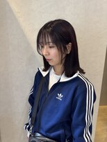 アンビ(ambi) チョコレートブラウン×切りっぱなしBob