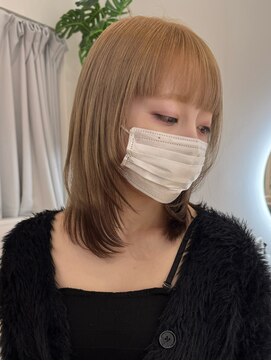 ホープ(hope) ハイトーンベージュ×ブラウンの狐カラー 梅田