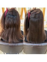 トムヘアーデザイン 楠葉店(TOM HAIR DESIGN) 艶髪/艶髪ストレート/髪質改善ストレート/縮毛矯正
