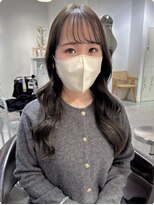 ローウェ 京都四条河原町(Louwe)&nbsp;グレージュ/くびれレイヤー/ロングレイヤー/くすみカラー