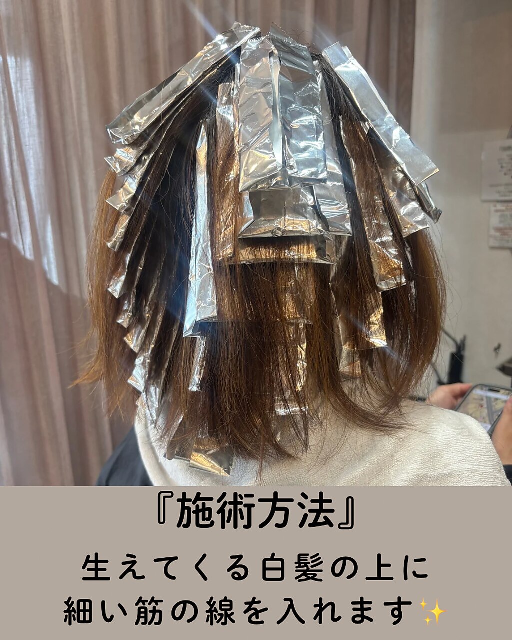 hairLux浜松天王・三ヶ日・白髪ぼかし・白髪染め・ハイライト