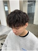 ツイスパ/スパイラルパーマ/メンズサロン/メンズ/眉毛