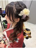 大阪なんば/街着ヘア/着物ヘア/卒業式ヘア/成人式ヘア