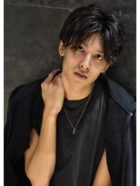 リップスヘアー 銀座(LIPPS hair)&nbsp;【グランジセンターパート】刈り上げ前下がりツーブロックヘア