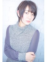 ラウンジ モリオ イケブクロ(Lounge MORIO Ikebukuro) 【morio池袋】大人かわいい小顔ひし形とろみ黒髪ショート