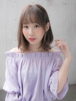 ルティア(Lutia)&nbsp;シースルーバング 伸ばしかけヘア 似合わせカット