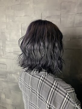 ヘアサロンエムフィス 池袋東口(HAIR SALON M Fe's) デザインカラー/厚めバング/ローライト/スリークボブ