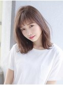 【山口祥】外ハネミディアム大人かわいい小顔前髪20代30代40代◎