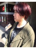 ラベンダーカラー_エアリーミディ 黒髪 ホワイトアッシュ