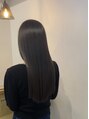 ジーナ 北千住(Zina)&nbsp;・落ち着き暗髪グレージュが透明感と艶感◎・髪質改善premiumTR