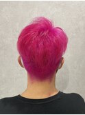 メンズ派手髪原色ヘアカラーピンク～糸ito～HIRO