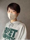 レッドブラウン×ベリーショート【本多身和子】
