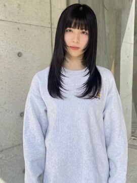 ローウェ 愛知豊橋(Louwe) 髪質改善トリートメント透明感ベージュカラーボブヘアセット豊橋