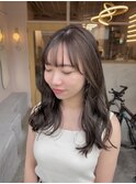 【iru/谷町/上本町】ブリーチなしオリーブブラウン