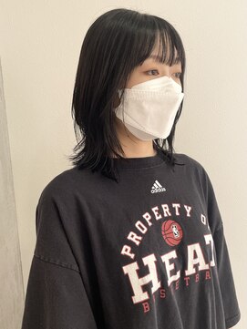 ヨーク(YOKE) 【 YOKE 】ミディアムレイヤーシャギー小顔顔まわり韓国