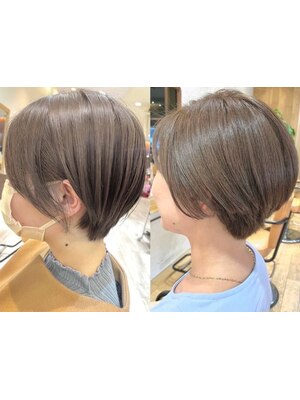 《*貴方の個性を輝かせるデザインカラー*》ショートヘアの良さを引き出すカラーデザインをご提案致します*