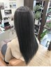【伸びたところだけ】☆根元縮毛矯正+カット☆￥11000