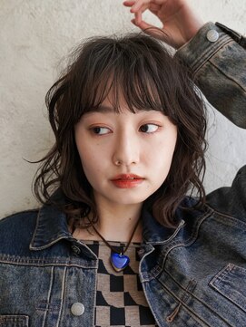 カライング(ing) 【+~ing】ゆるふわボブパーマ【佐藤彩奈】