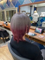 ダブルカラーベージュカラーケアブリーチカラーハイトーンカラー