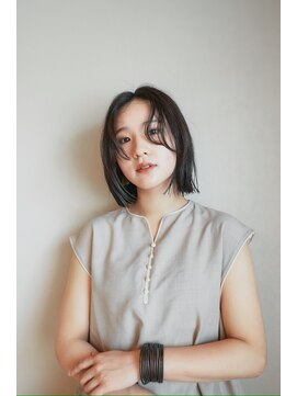 在り家 《在り家》大人ショートヘア☆切りっぱなしセミディ/シアカラー