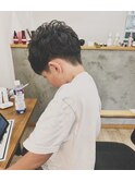 キッズカット　ツーブロック