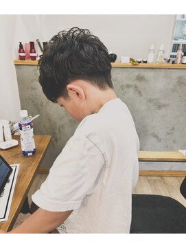 ヘアアンドスパ メロウ(hair and spa mellow) キッズカット　ツーブロック