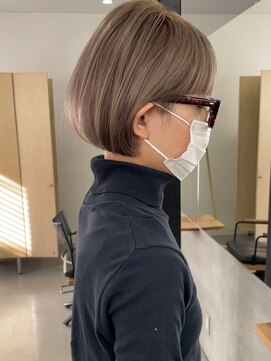 トキ(tokii) #川越ボブ/ショートヘアハイライト/イルミナカラー/白髪染め