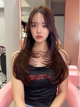 ボタン シブヤ(VOTAN SHIBUYA)の写真/《前髪・顔回り》のセットのレクチャーも丁寧に行うので、いつでもサロン帰りを再現できる！魅力度もUP♪