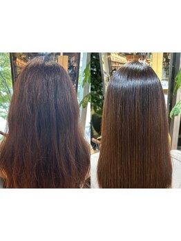 お客様の髪質・お困りごとに合わせて、お悩みを解決します。あなたの理想の艶めく美を叶えます♪
