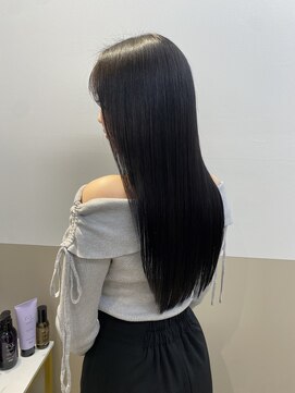 シュヴーブリヤン(cheveux brillants) 【美髪縮毛矯正で作る再現性◎艶髪】清楚感の秘訣は艶髪と暗髪