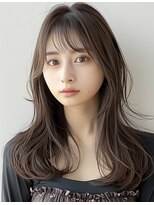 レヴ 草加店(LEV.)&nbsp;デザインカラー レイヤーカット ウェットヘアベビーピンク