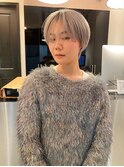 【sheta/三畑賢人】小顔ホワイトブロンドフェザークールショート