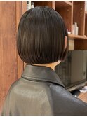 ★ミニボブ/美シルエットボブ/まとまるボブ/黒髪/前髪/銀座/20代