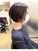 丸みボブ