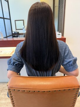 マーリャヘアー(mallia hair) ナチュラル艶ロング×シアーバング