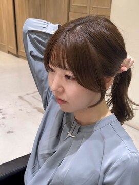 フォルテステラ(FORTE STELLA) 夏のヘアアレンジ/顔周りカット