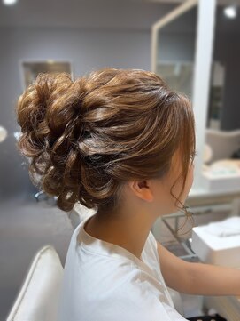 ヘアセット ナゴヤ ラビット(hair set NAGOYA RABBIT) 華やかアップヘア