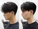 カルム(kalm)の写真/【清潔感のあるメンズセンターパート】刈上げを組み合わせたショートセンターパートやニュアンスパーマが◎