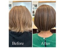 パージハナレ(Parge hanare)の雰囲気（カラーを繰り返した髪も、しっとりと艶のある髪へ改善させます）