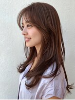 スピンヘア SOCOLA塚口店(Spin hair)&nbsp;ミディアムヘア/暗めカラー/グランマッシュ/塚口