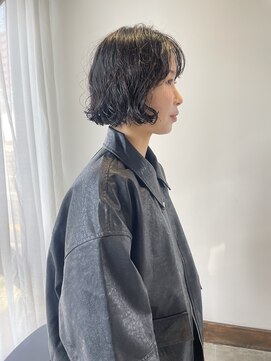 ショート/ボブ/カール/デザインカット/ナチュラル