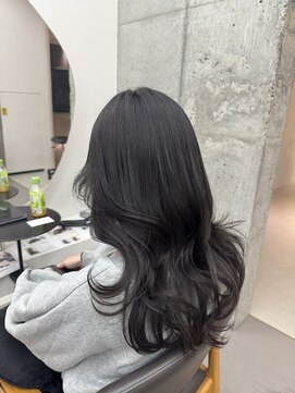 着物ヘア/大人ガーリー/ダークアッシュ/似合わせカット/静岡鷹匠