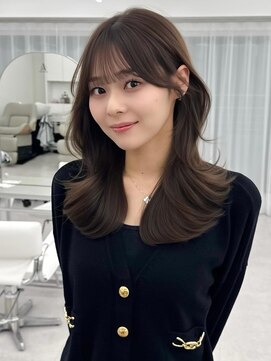 アマトウキョウスマートサロン(AMA TOKYO×Smart Salon) くびれレイヤー/顔まわりカット/レイヤーカット/小顔ヘア