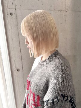ラニヘアサロン(lani hair salon) ブロンドカラー/ハイトーン/ブリーチ/ニュアンスカラー/ボブ
