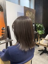 ノーム(norm)&nbsp;透け感が映えるアッシュベージュ
