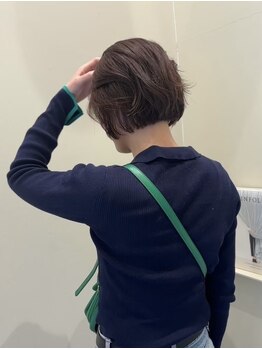 グラッド ナチュラル ヘアー(glad NATURAL HAIR)の写真/《glad/飾磨/中地IC南7分》 新しい自分に出会える♪ふんわり軽やかな似合わせショートは［glad］におまかせ