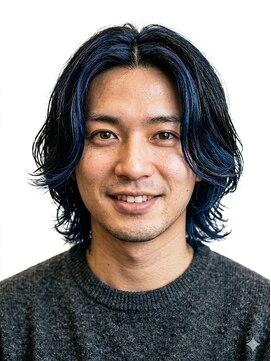 ブルーモスク トウキョウ(TOKYO) 【白髪ぼかし】ブルーメッシュ×カット